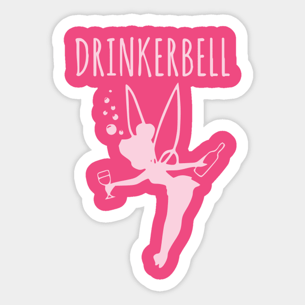 Drinkerbell Tinkerbell Sticker by ThisIsFloriduhMan